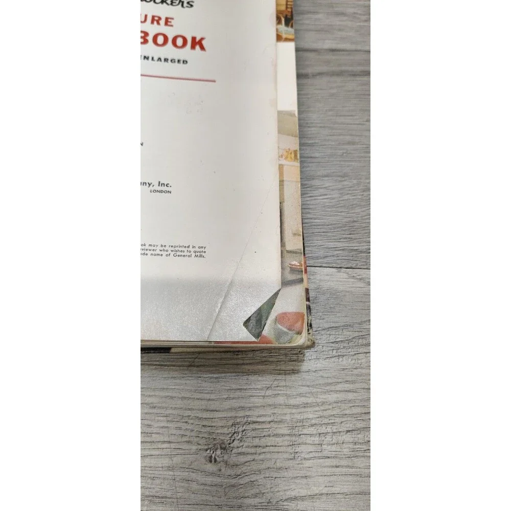 Betty Crocker's Picture Cook Book Revised Enlarged Second Edition 4th Print 1956